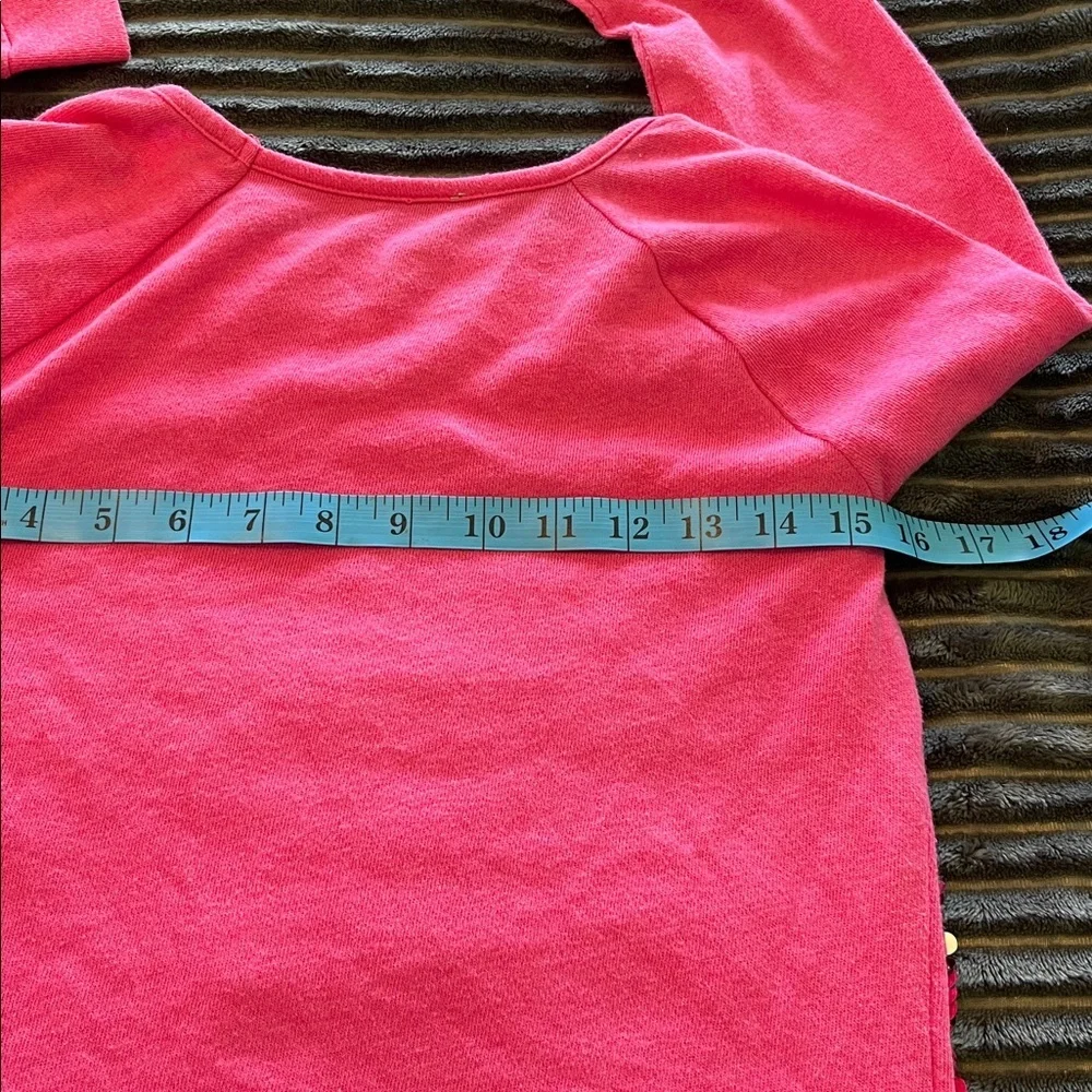 Justice pink sequin sweatshirt